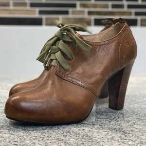 Frye Miranda Lace Bootie - Cognac